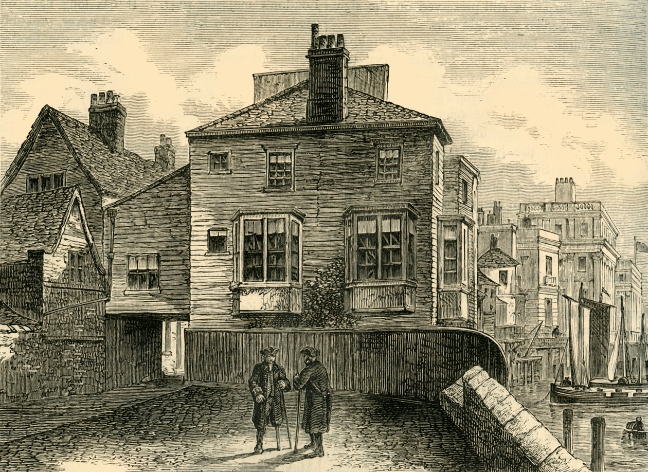 Crown and Sceptre Inn, Greenwich, c1878. av Unbekannt