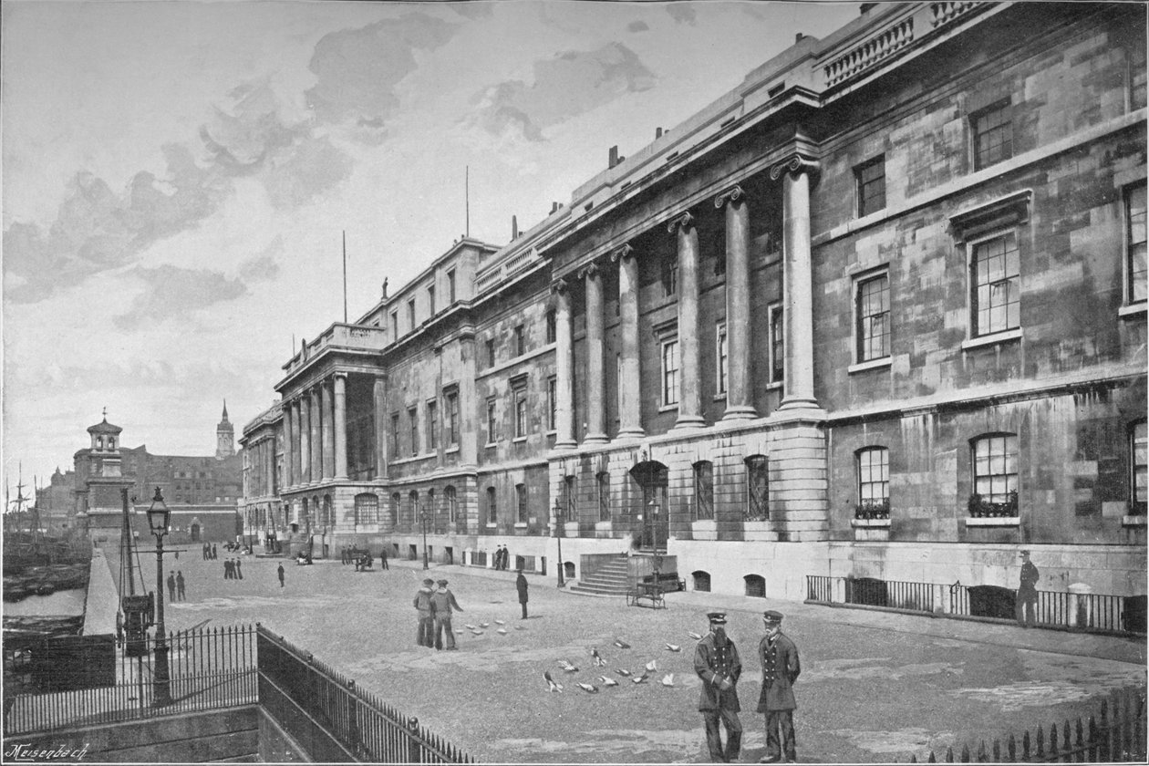 Custom House, City of London, 1911 av Unbekannt