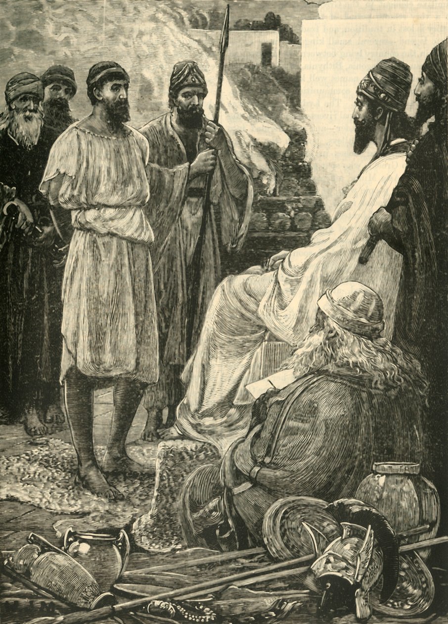 Cyrus och Croesus, 1890. av Unbekannt