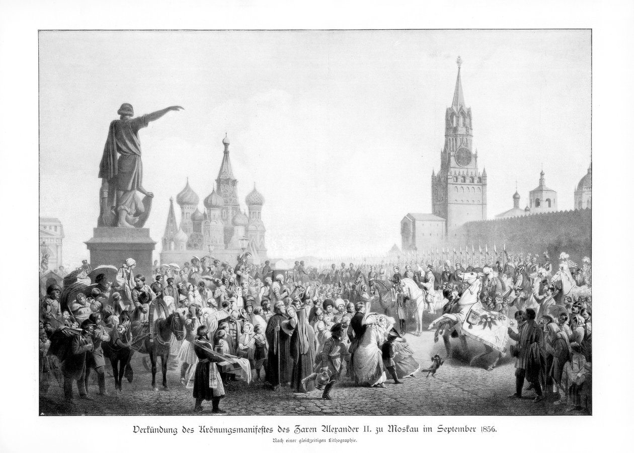 Tsar Alexander II, Moskva, september 1856, 1900 av Unbekannt