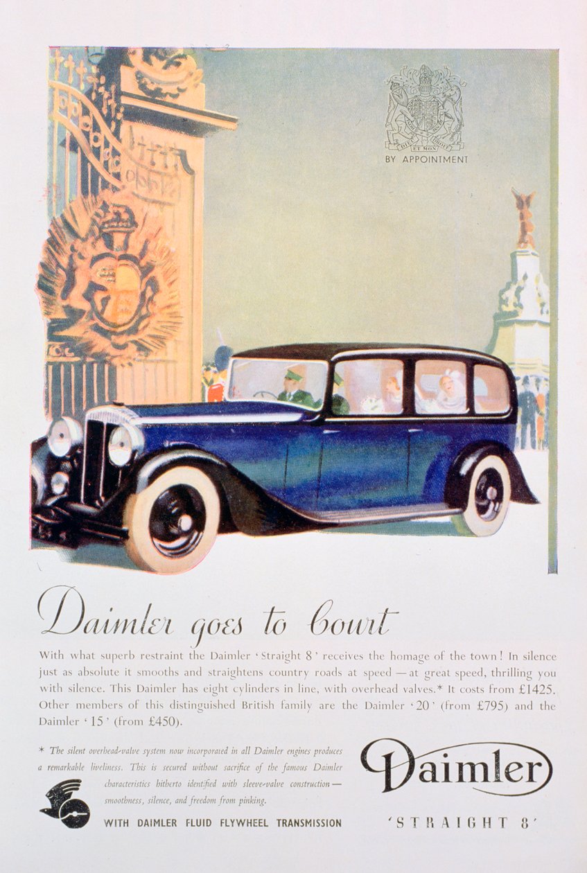 Daimler Straight 8 bilannons, 1935 av Unbekannt