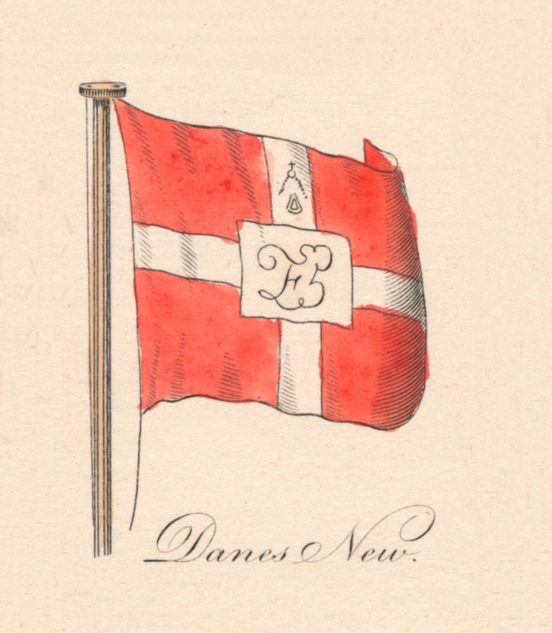 Danska Nya, 1838 av Unbekannt