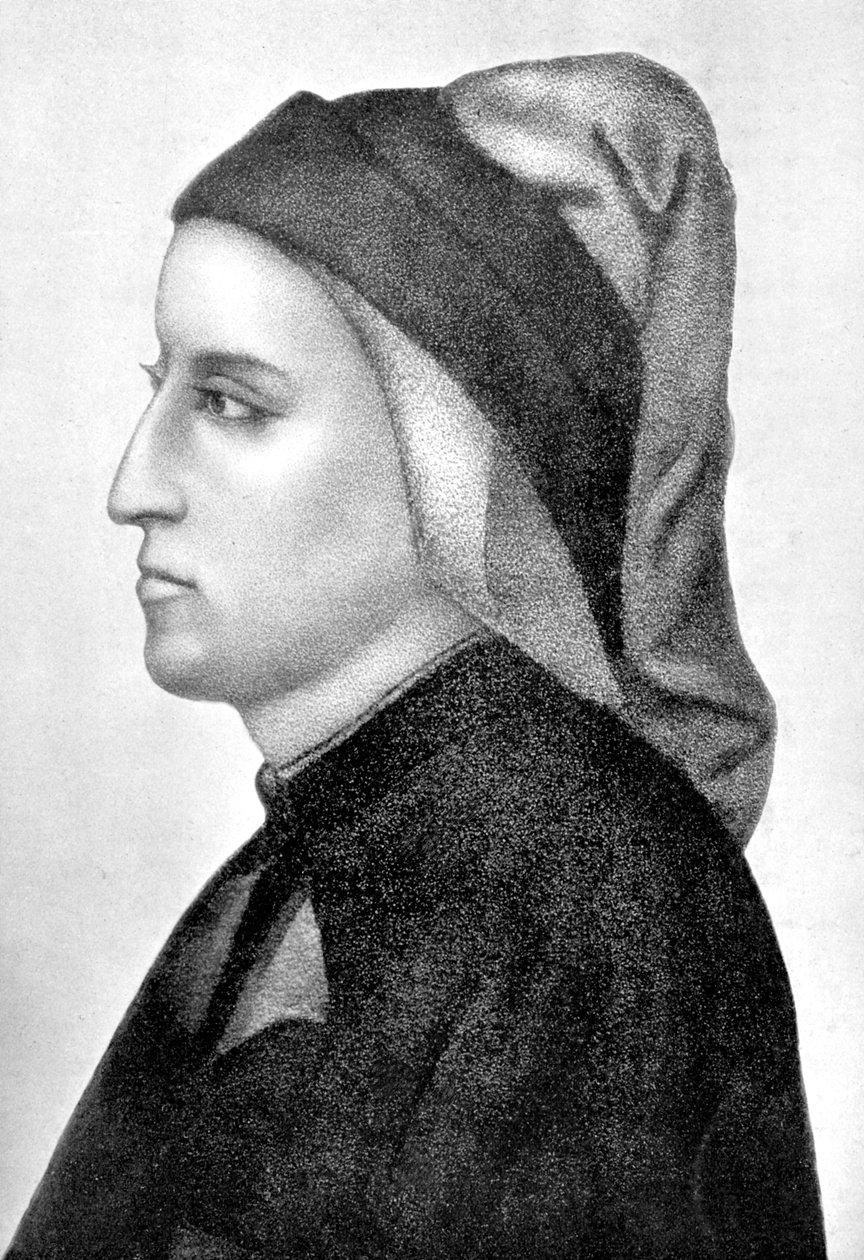 Dante Alighieri, italiensk florentinsk poet, 1903 av Unbekannt
