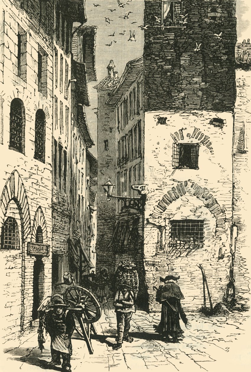 Dantes hus, Florens, 1890. av Unbekannt