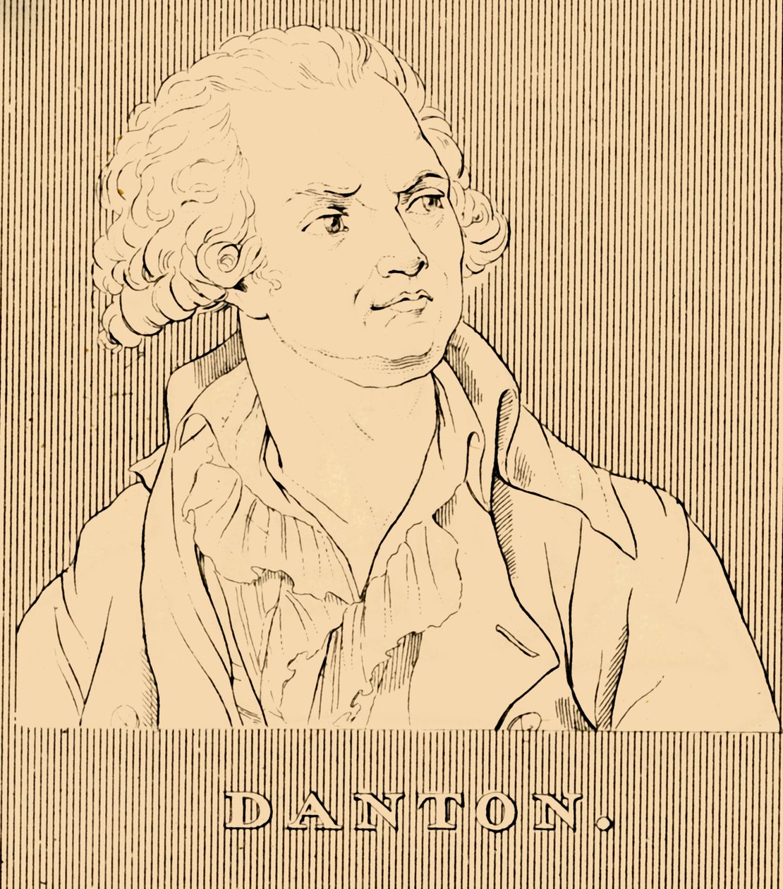 Danton, 1759-1794, 1830. av Unbekannt