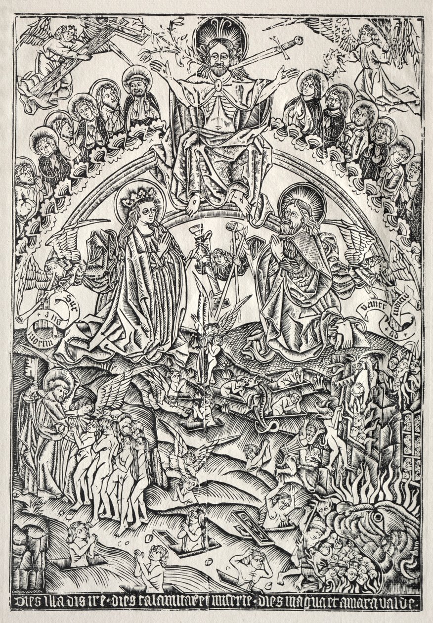 Den sista domen, c. 1490. av Unbekannt