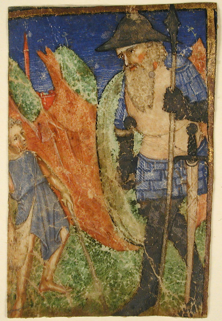 David och Goliat, franska, ca. 1400. av Unbekannt