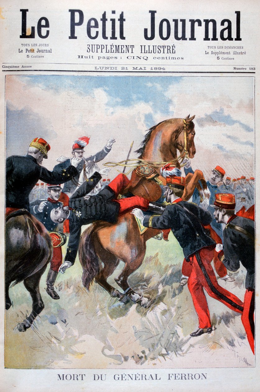 General Ferrons död, 1894 av Unbekannt