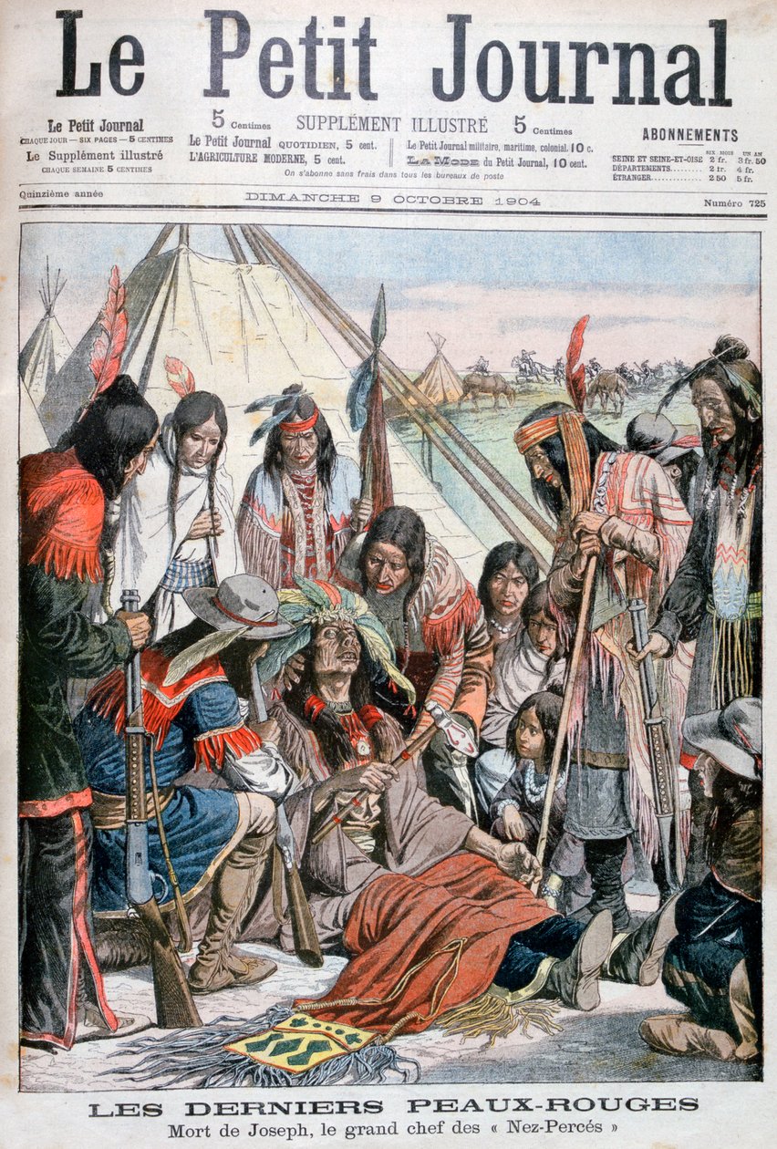 Joseph, chef för Nez-Perce, död 1904 av Unbekannt