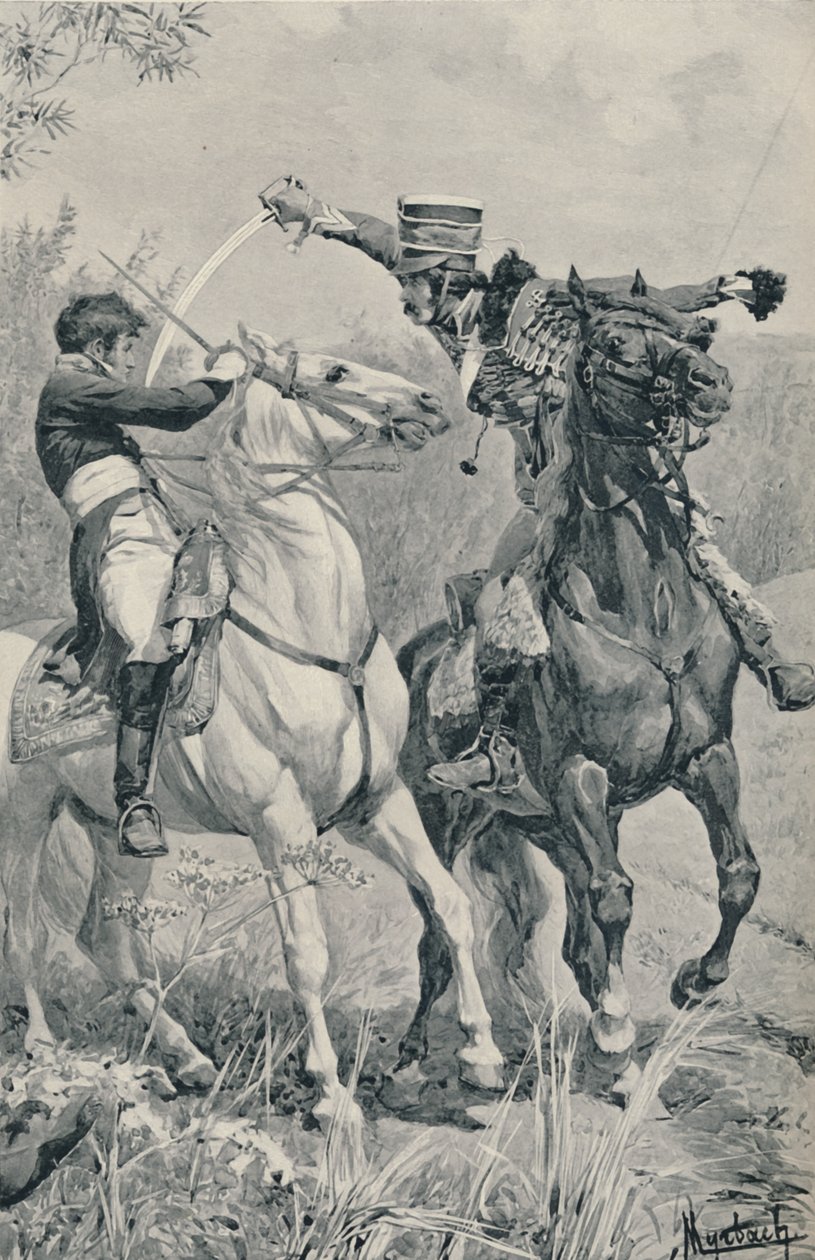 Prins Louis död i Saalfeld, 1806, 1896. av Unbekannt