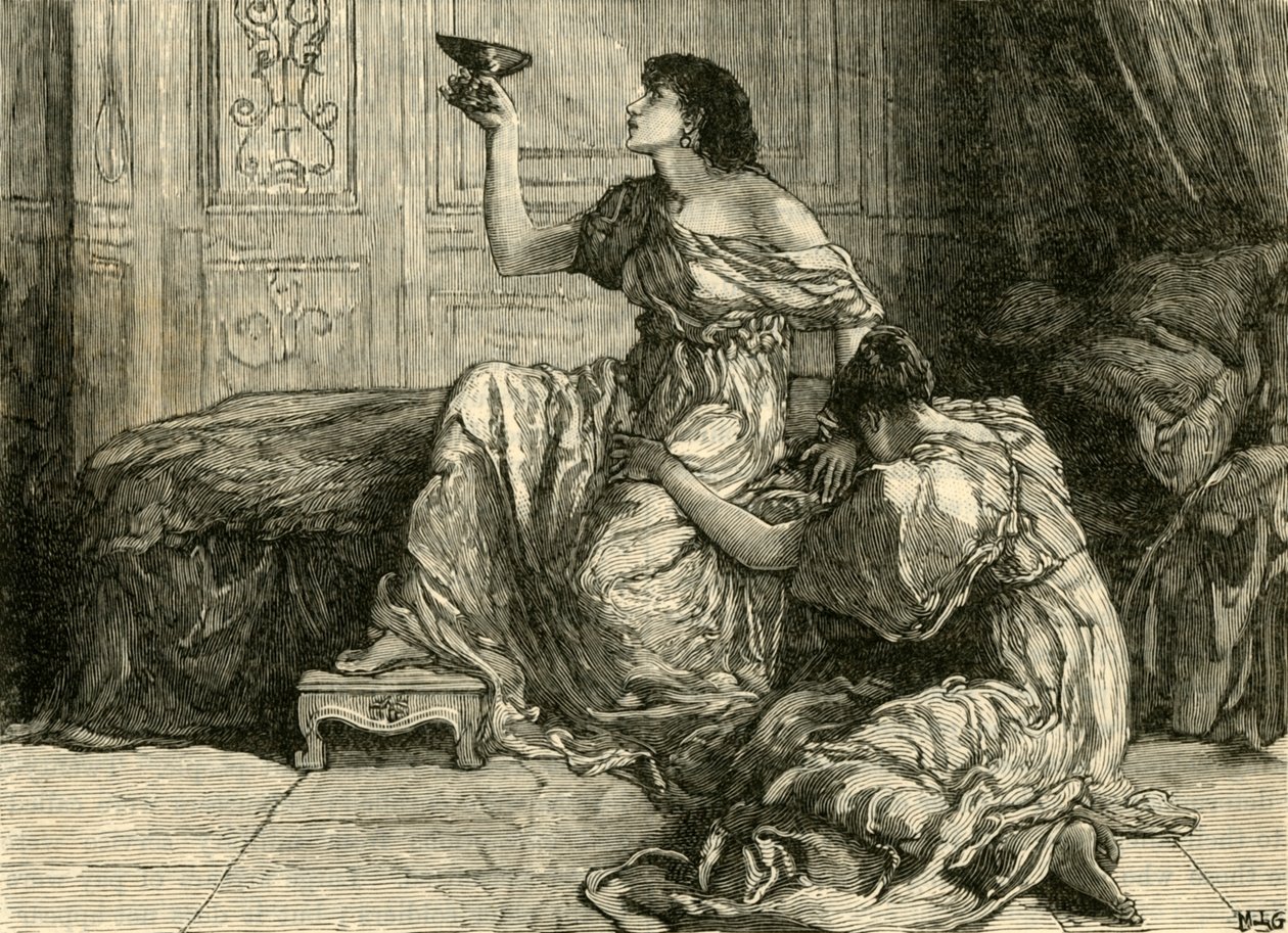 Sophonisbas död 1890. av Unbekannt