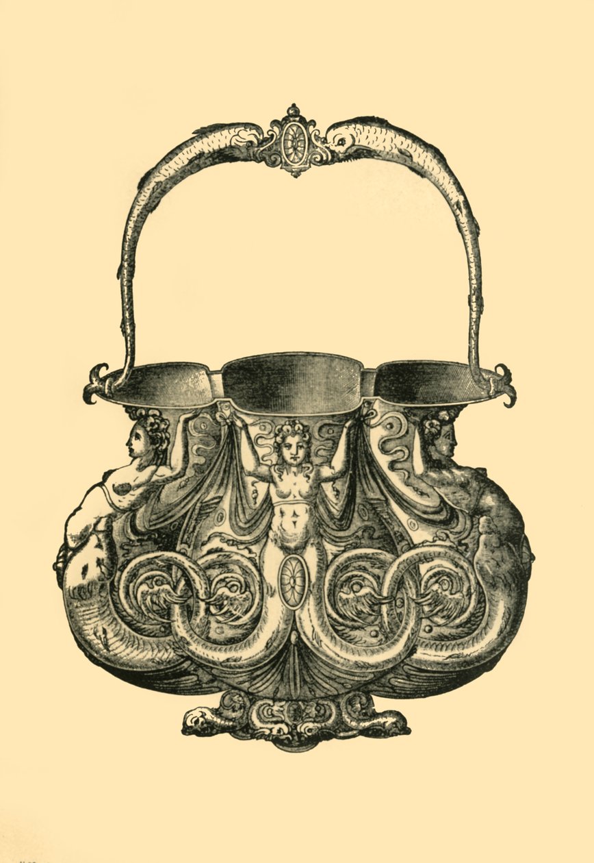 Dekorativt föremål, 1881. av Unbekannt