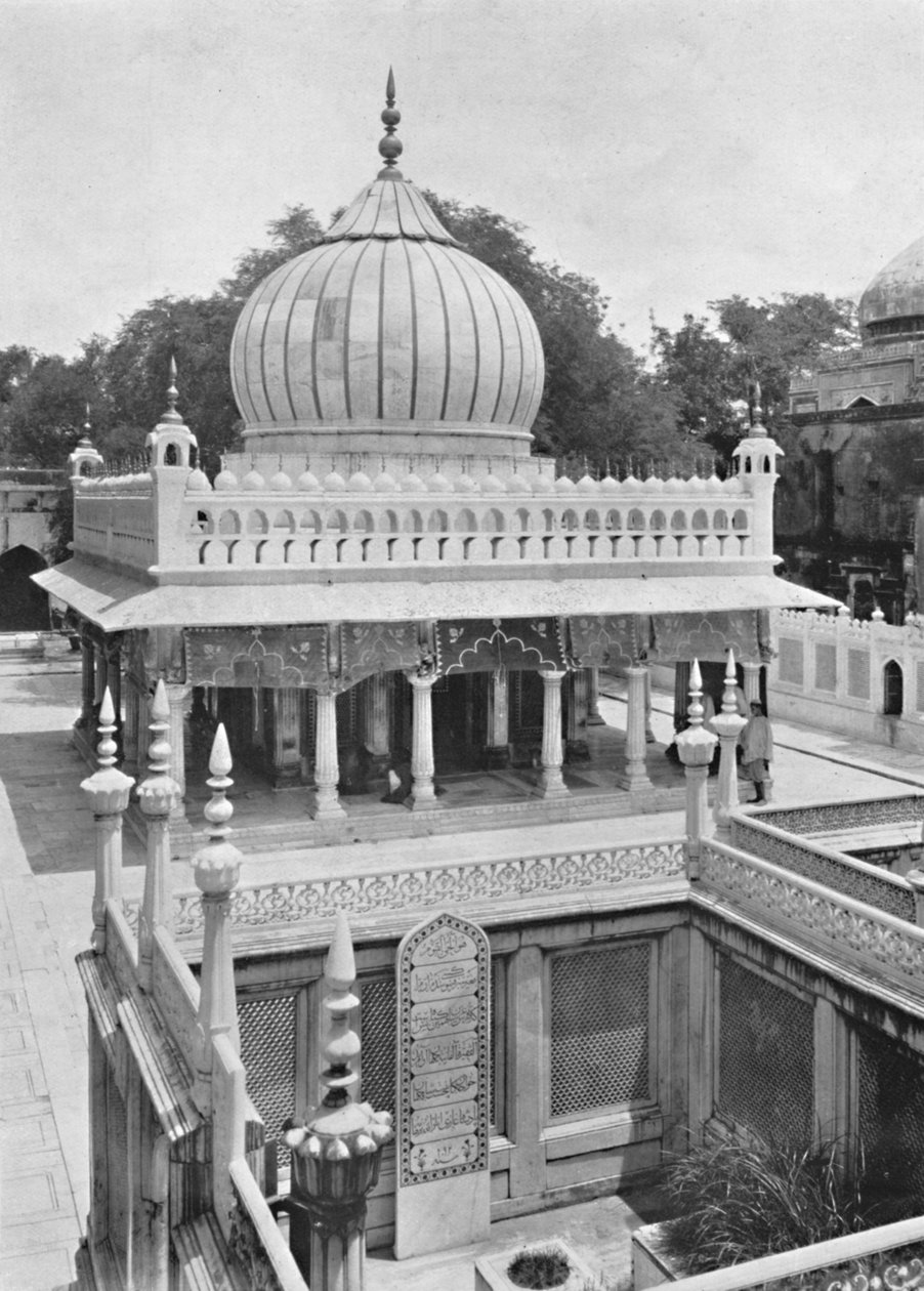 Delhi. - Nizam-ud-dins gravar och prinsessan Jahanara, C20. av Unbekannt