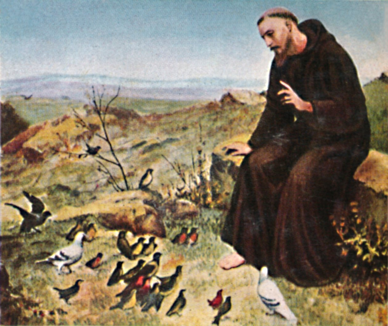 Den helige Franciskus av Assisi 1182-1226, 1934. av Unbekannt