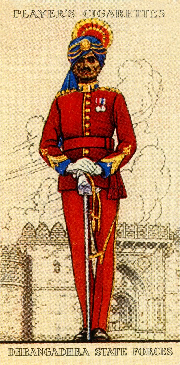 Dhrangadhras statliga styrkor, 1936. av Unbekannt