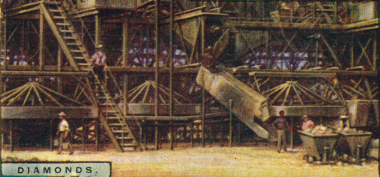 Diamanter. Tvättverk, Kimberley, 1928 av Unbekannt
