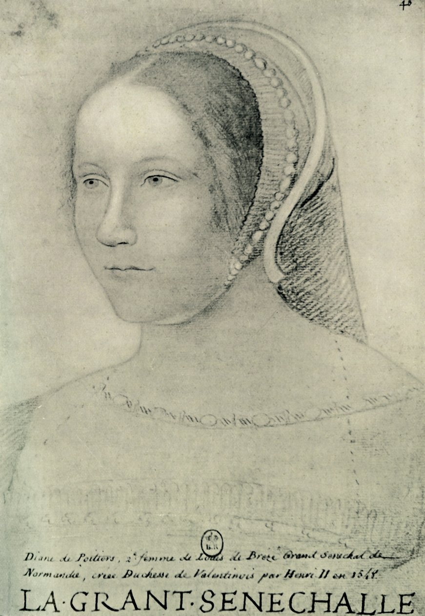 Diana av Poitiers, 1525, 1907. av Unbekannt