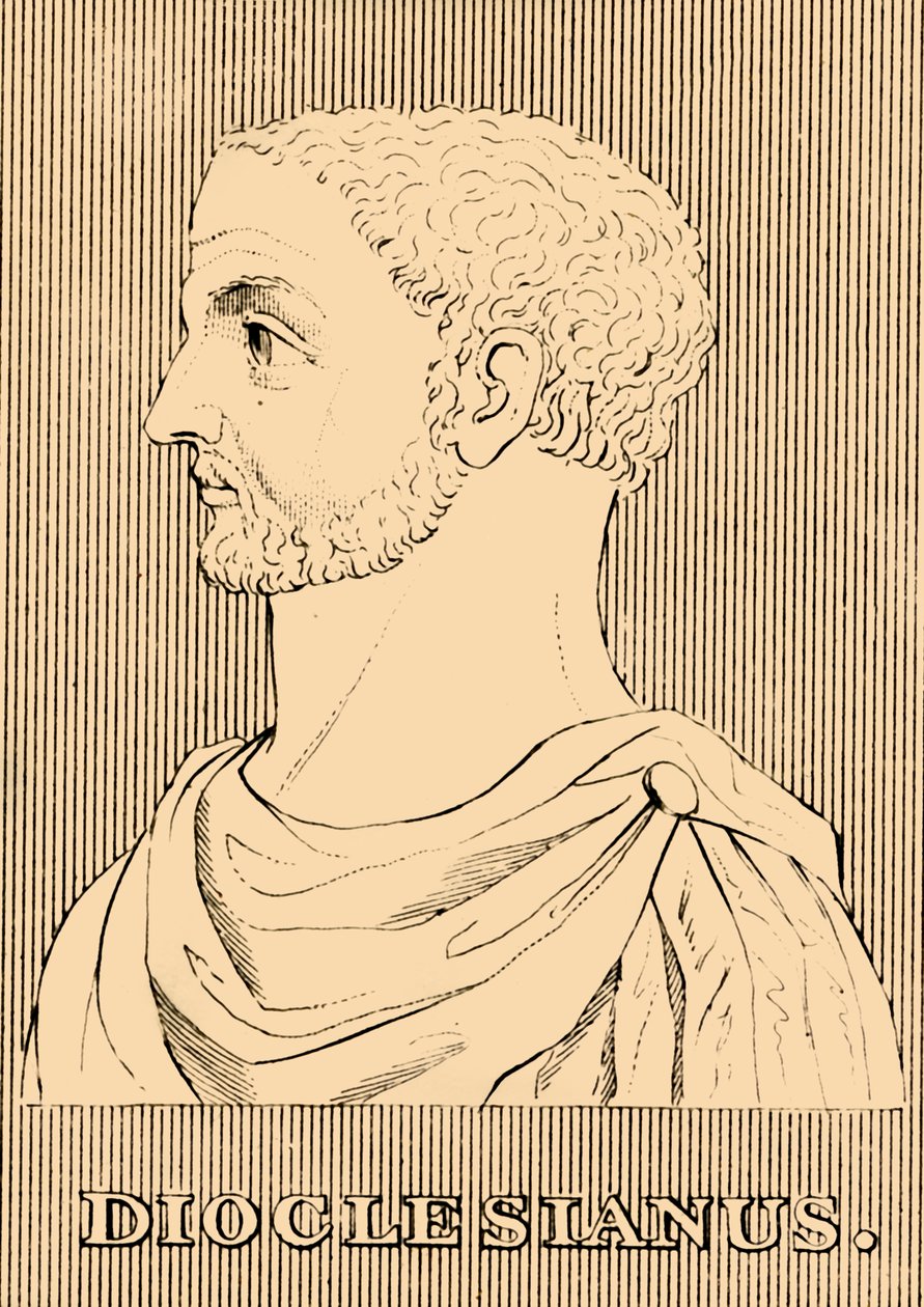 Dioclesianus, 244-311, 1830. av Unbekannt