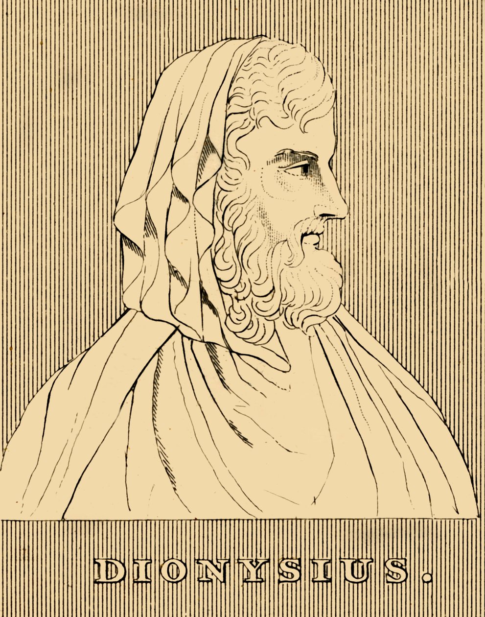 Dionysius, c432-367 f.Kr., 1830. av Unbekannt