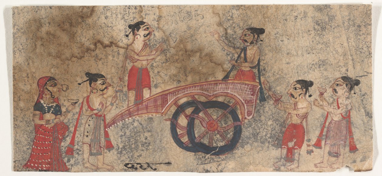 Disputationer på en vagn, 1650-60. av Unbekannt