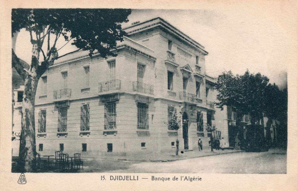 Djidjelli - Bank of Algeria, c1940 av Unbekannt