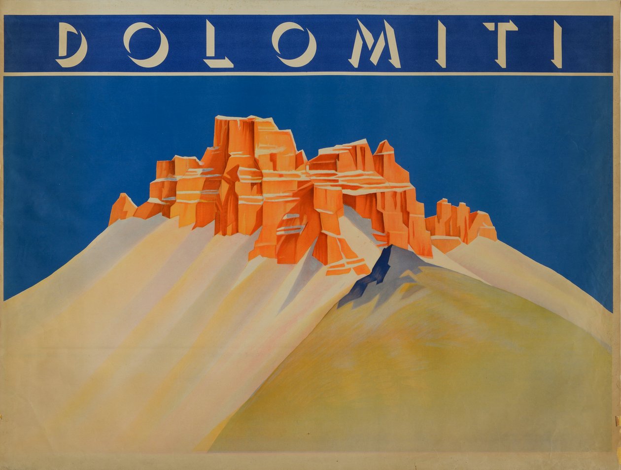 Dolomiti, 1910-1920-talen. av Unbekannt