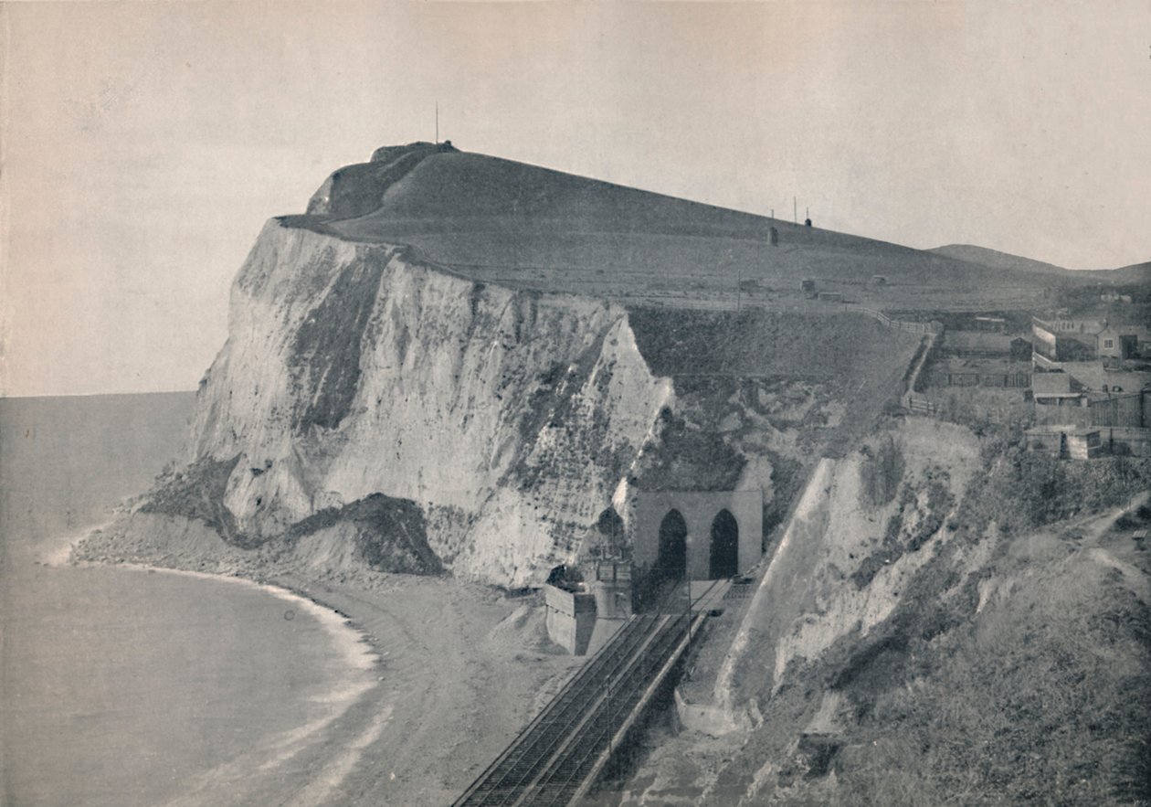 Dover - Tunneln i Shakespeares Cliff, 1895 av Unbekannt