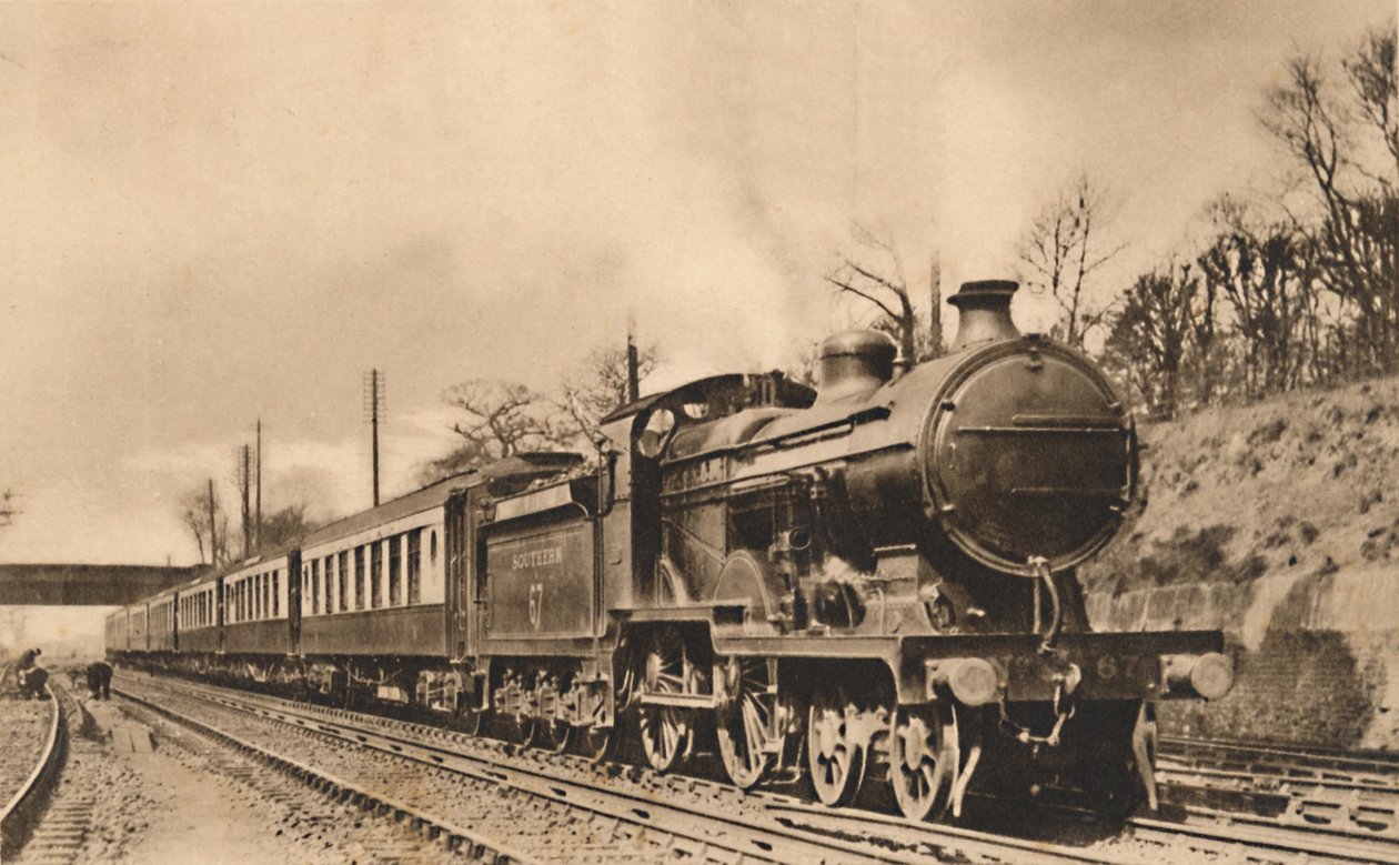 Down Continental Pullman Limited Express, c1920-talet. av Unbekannt