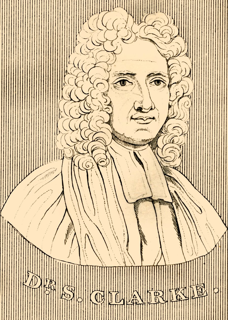 Dr S. Clarke, 1675-1729, 1830. av Unbekannt