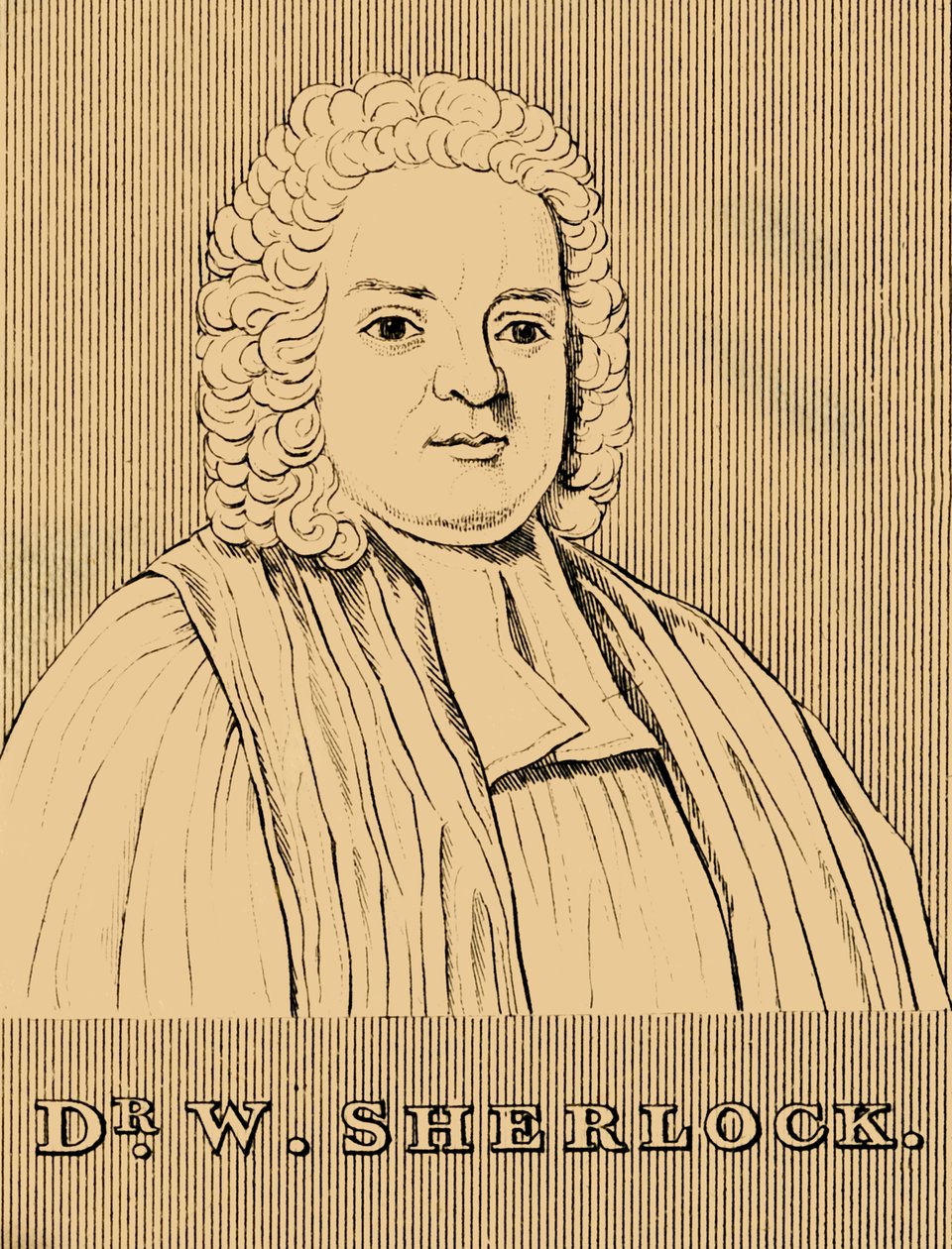 Dr W. Sherlock, c1641-1707, 1830. av Unbekannt