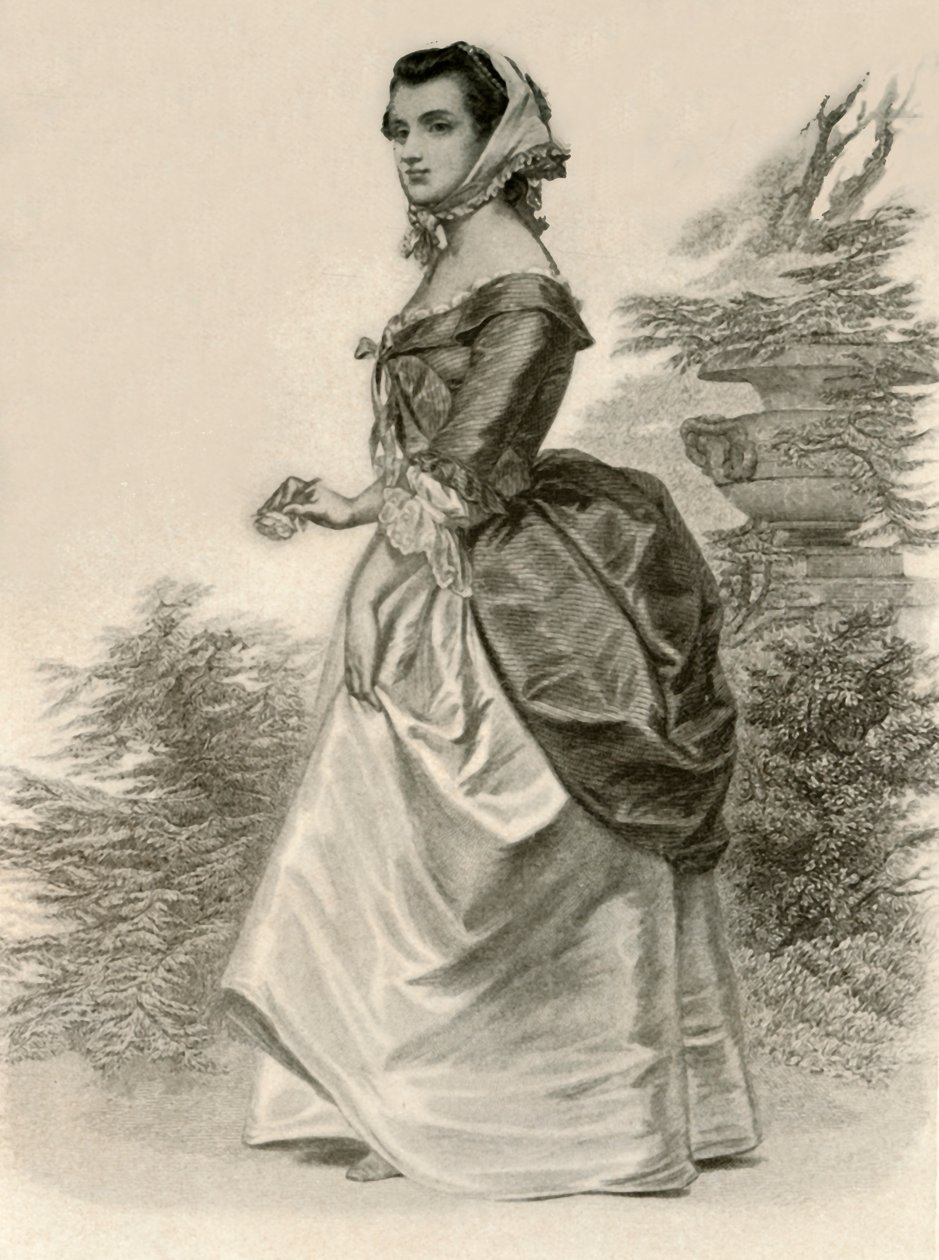 Klänning av en ung dam från Virginia, c1775, 1937. av Unbekannt