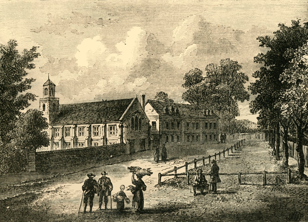 Dulwich College 1750, c1878. av Unbekannt