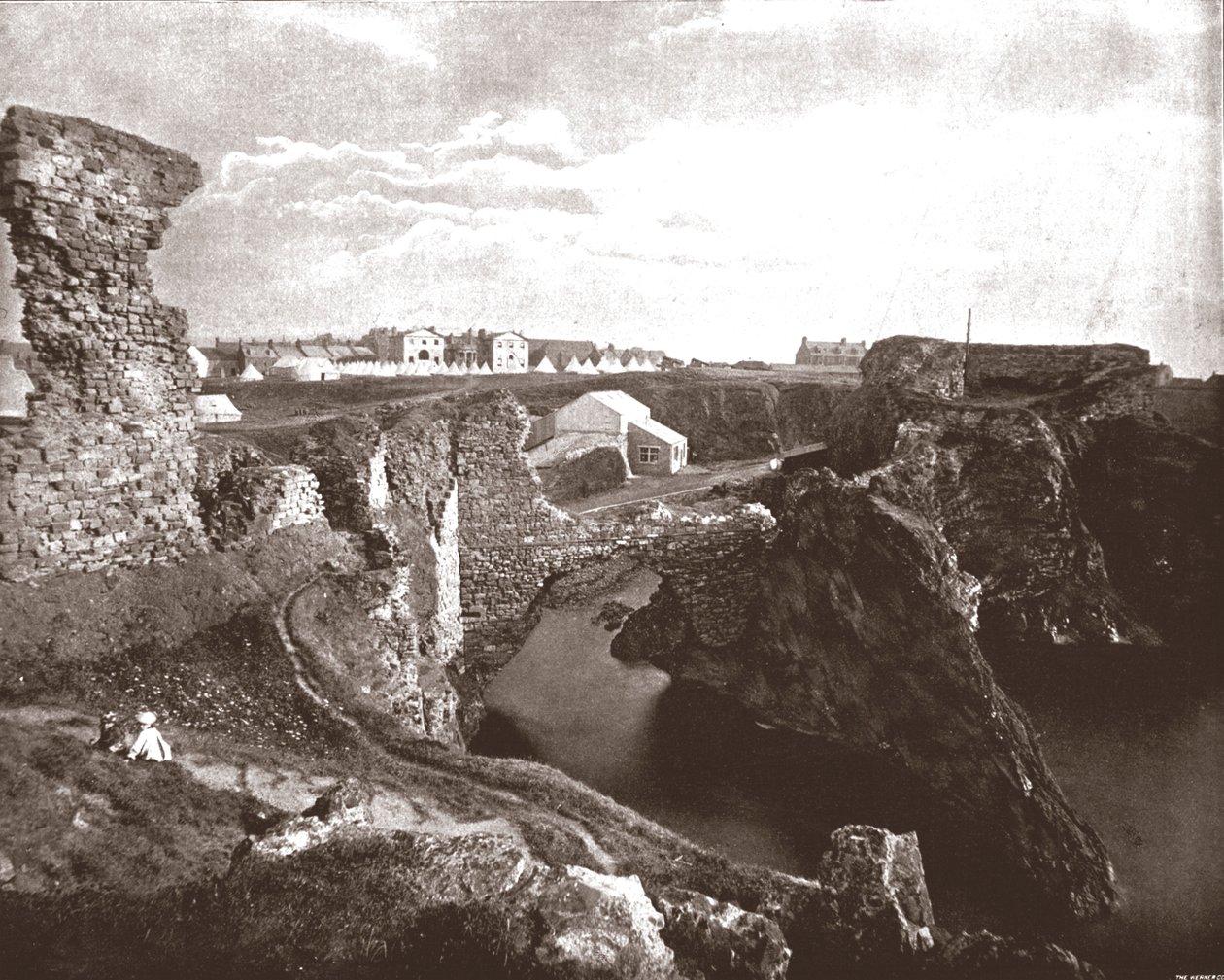 Dunbar Castle, East Lothian, Skottland, 1894. av Unbekannt