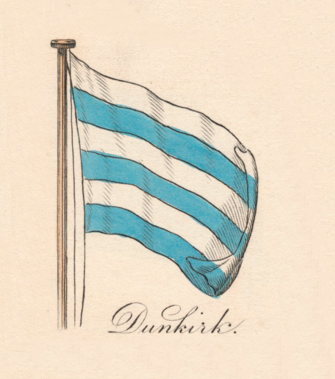 Dunkerque, 1838 av Unbekannt