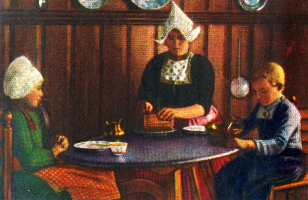 Holländare i traditionell klädsel, c1928. av Unbekannt
