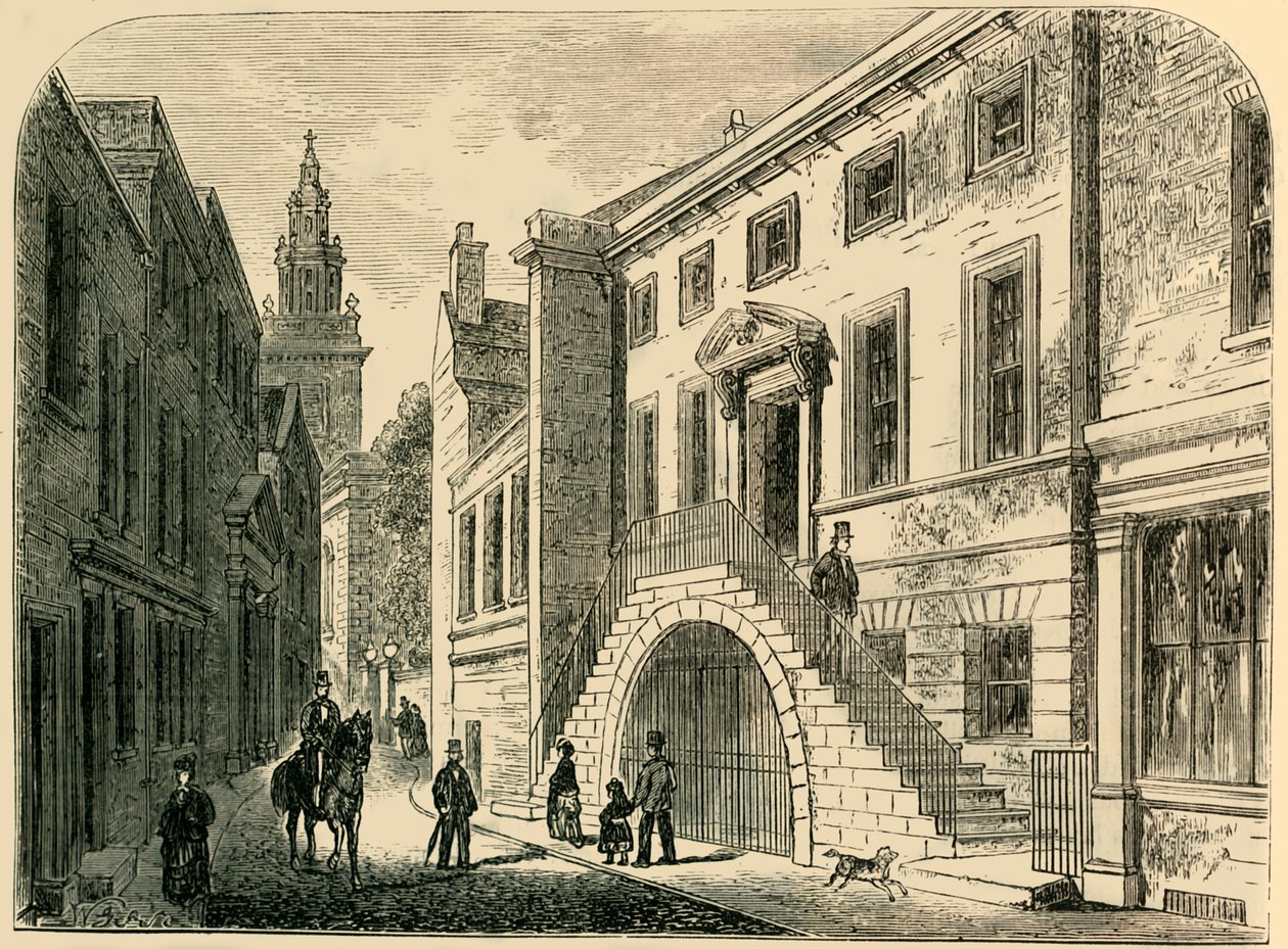 Dyers Hall, c1830, c1872. av Unbekannt