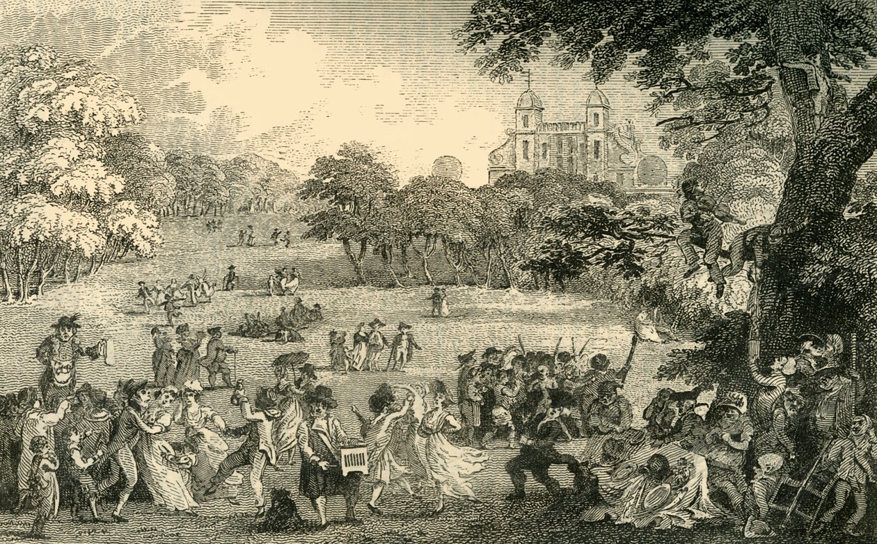 Annandag påsk i Greenwich Park, c1878. av Unbekannt