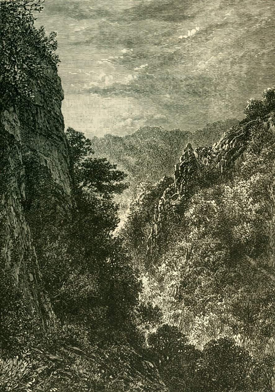 Ebbor Gorge, 1898. av Unbekannt
