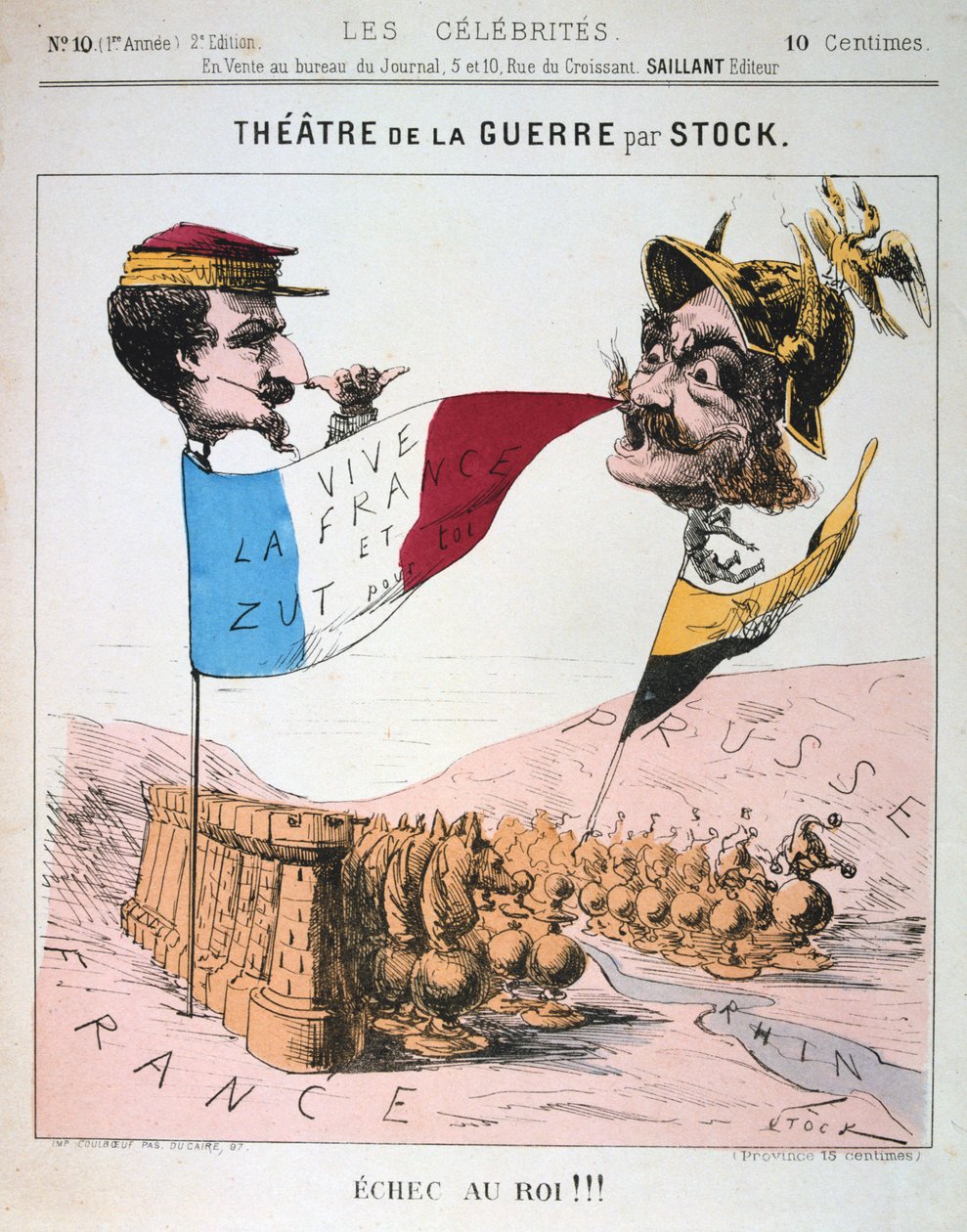 Check au Roi, fransk-preussiska kriget, 1870-1871. av Unbekannt