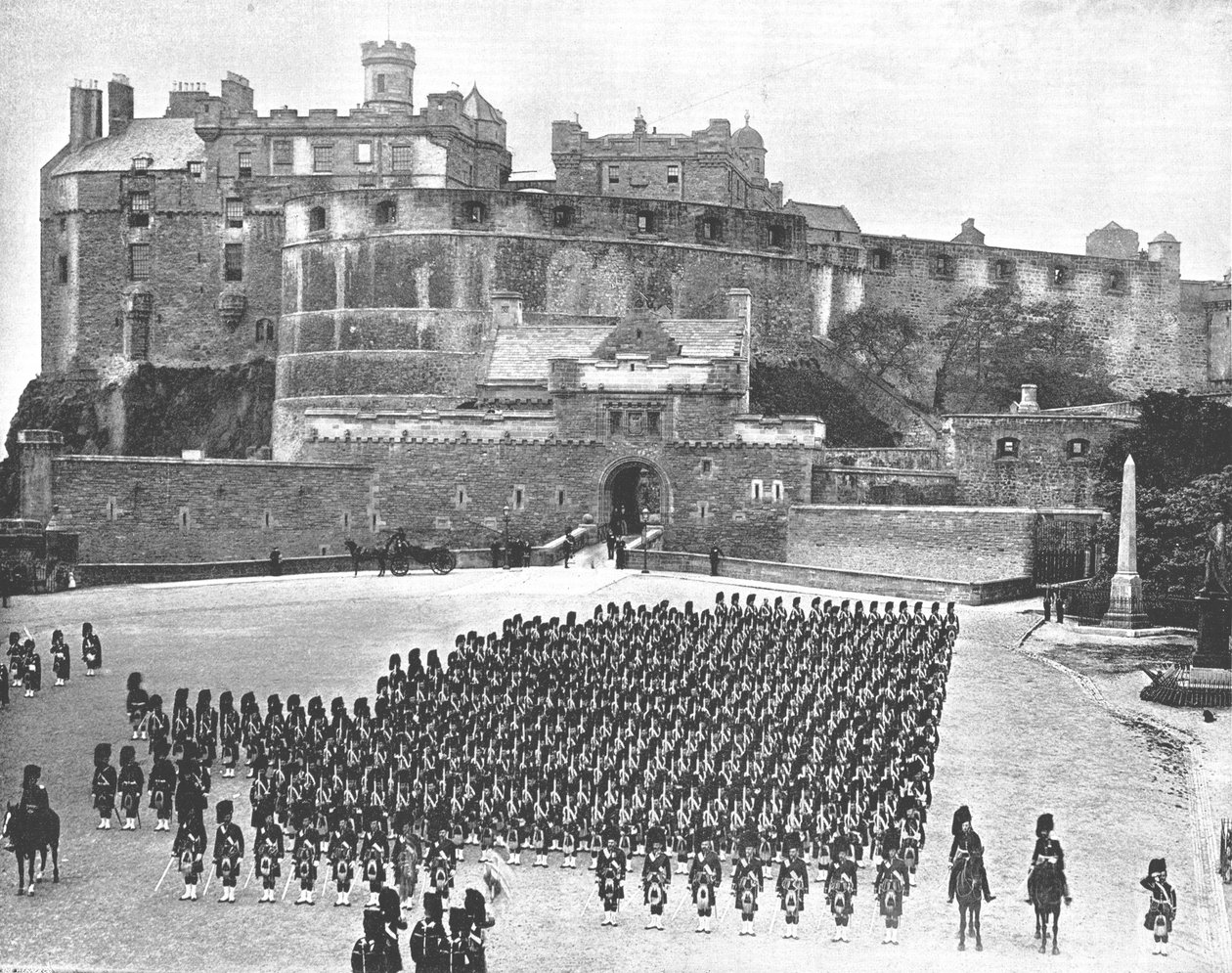 Edinburgh Castle, Edinburgh, Skottland, 1894. av Unbekannt