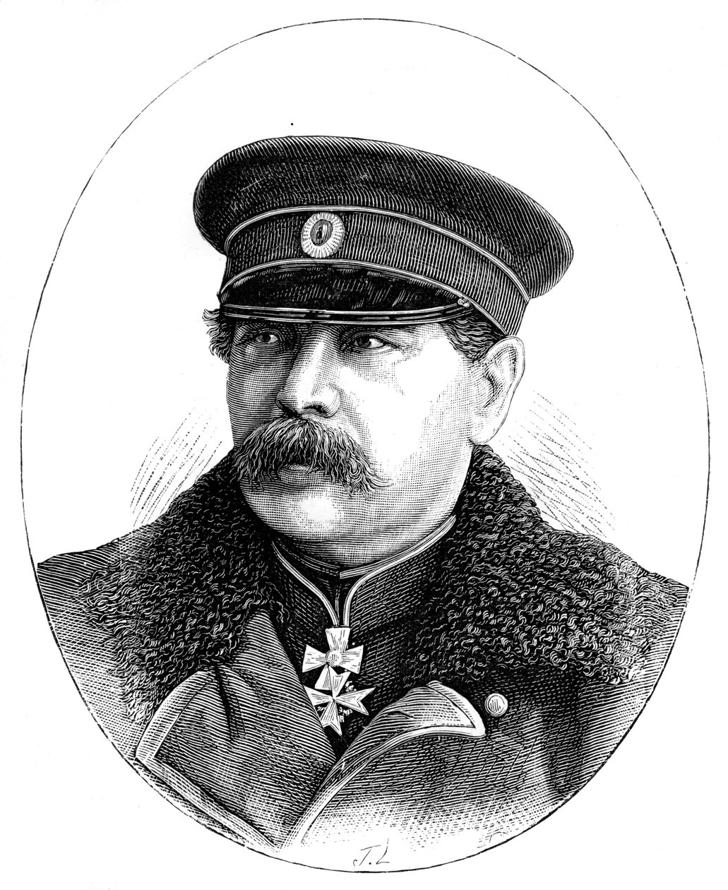 Eduard Ivanovich Totleben 1818-1884 rysk soldat av Unbekannt