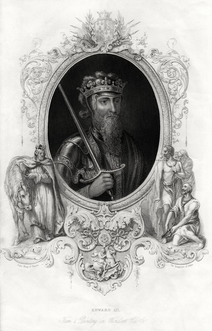 Edward III, kung av England, 1860 av Unbekannt