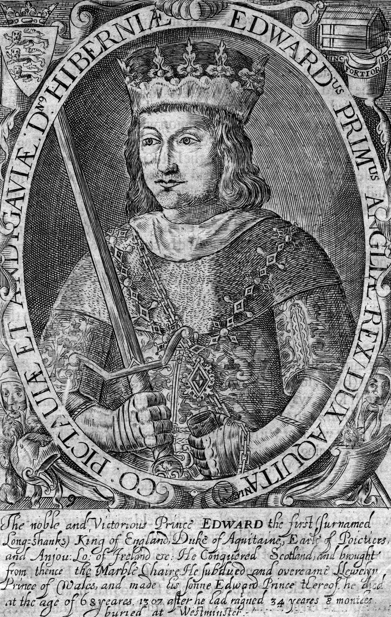 Edward I, kung av England av Unbekannt