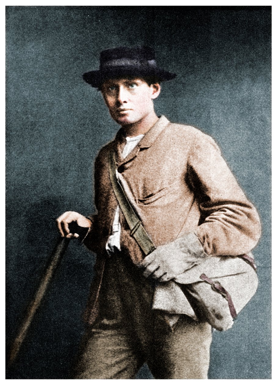 Edward Whymper, brittisk bergsbestigare, 1865 1956 av Unbekannt