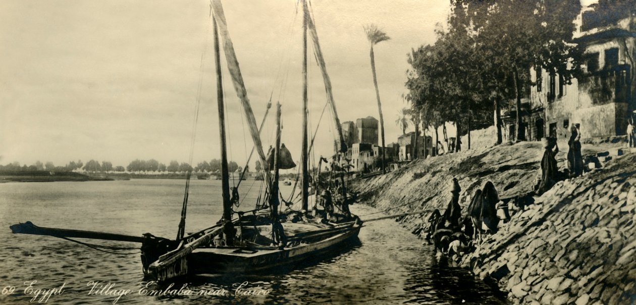 Egypten - Byn Embeba nära Kairo, c1918-c1939. av Unbekannt