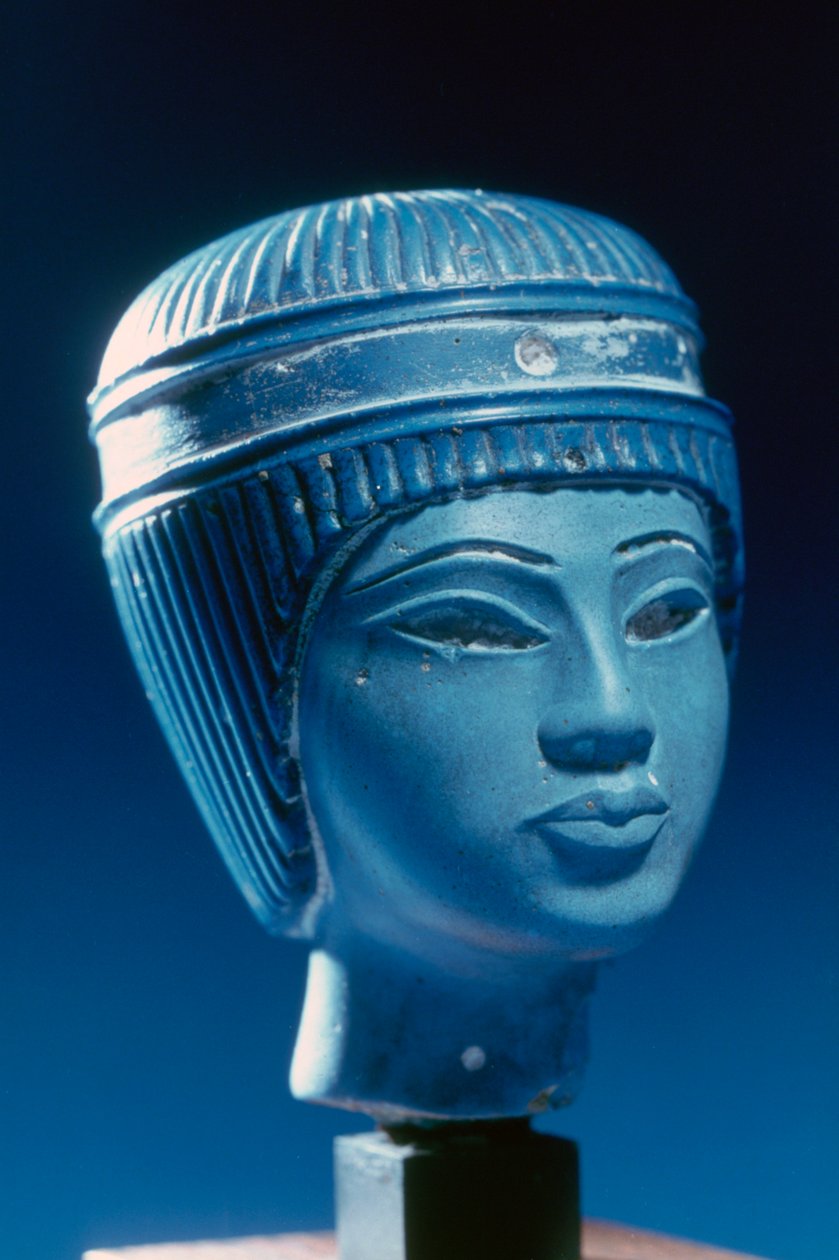 Egyptisk byst, kanske Tutankhamen, 18:e dynastin av Unbekannt