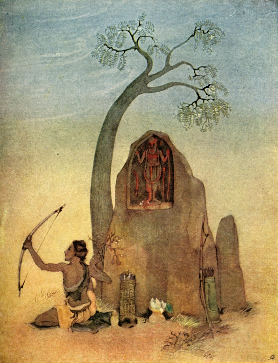"Eklavya", 1920. av Unbekannt
