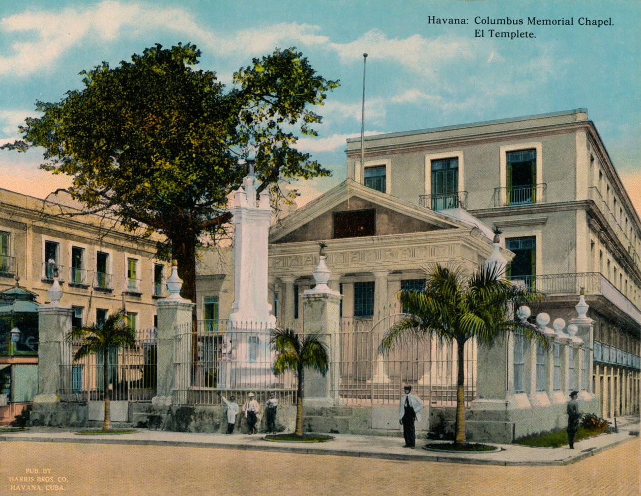El Templete, Havanna, Kuba, c1920. av Unbekannt