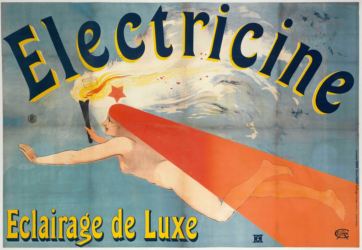 Elektriker. Lyxbelysning, 1896. av Unbekannt