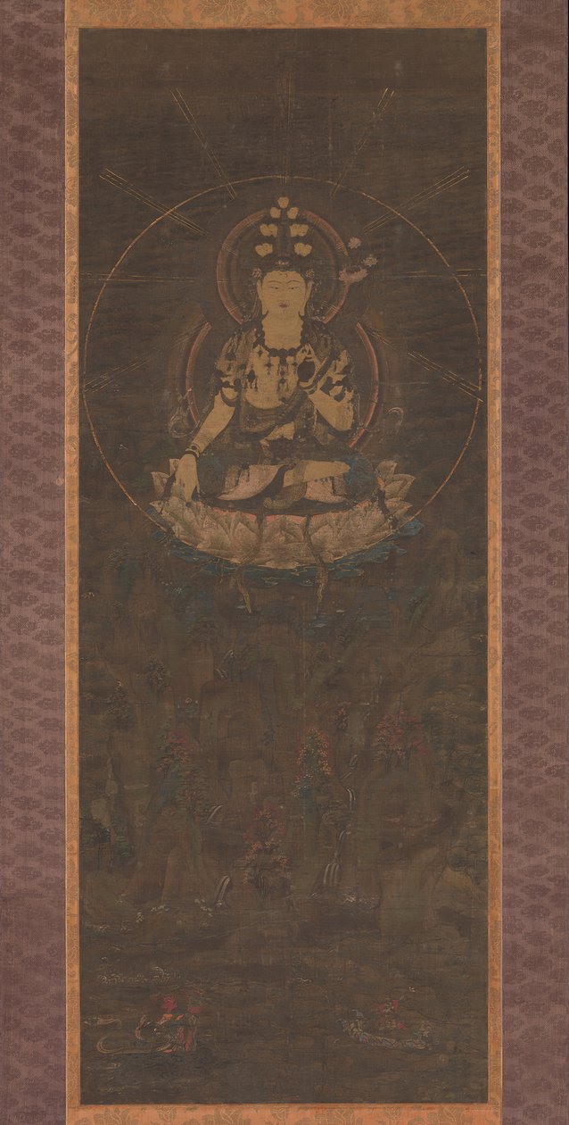 Elvahövdad Kannon på berget Fudaraka, 1200-talet. av Unbekannt